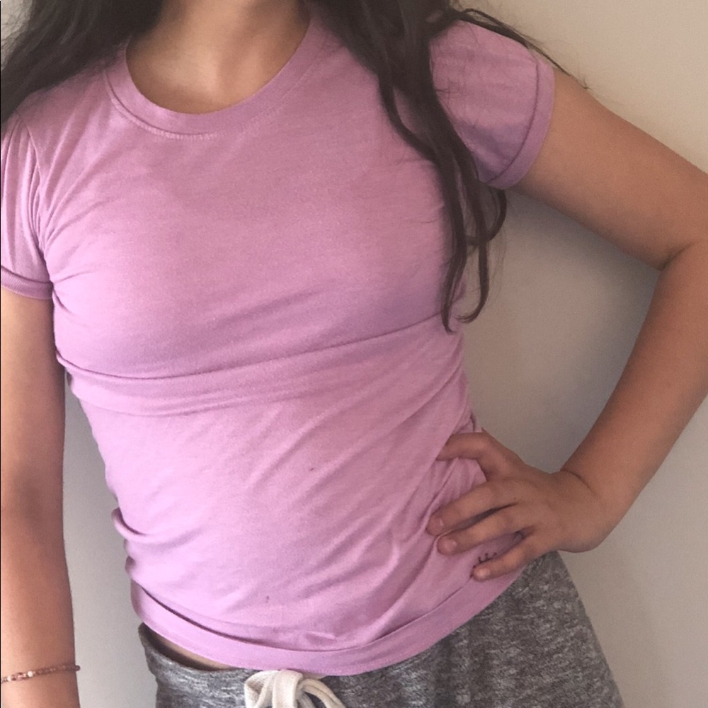A plain purple shirt💜💜